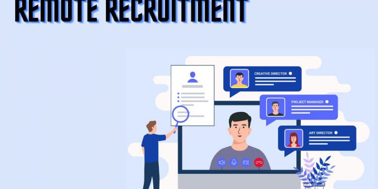 What security considerations should companies take into account when using such platforms for remote recruitment?
